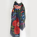 le-chale-bleu-wool-cashmere-silk-shawl-the-panther-and-the-artist-midnight-2