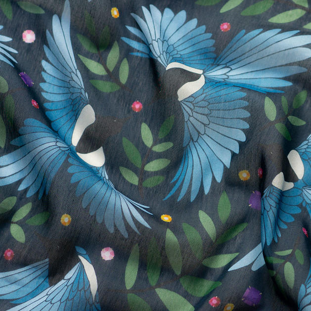 LE-CHALE-BLEU-silk-and-cotton-scarf-the-treasure-hunters-blue-7
