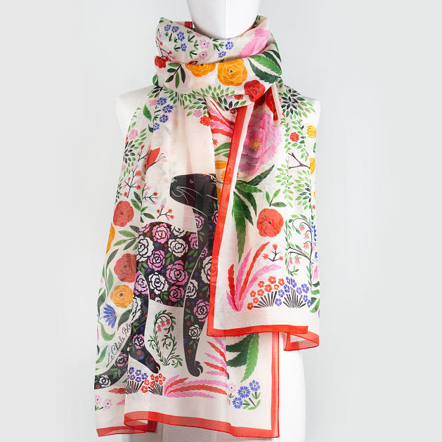 LE-CHALE-BLEU-silk-and-cotton-stole-the-panther-and-the-artist-joy-5