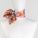 LE-CHALE-BLEU-silk-twill-bandana-the-voyage-into-the-boreal-forest-pink-twilight-3