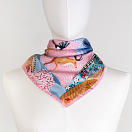LE-CHALE-BLEU-silk-twill-bandana-the-voyage-into-the-boreal-forest-pink-twilight-4