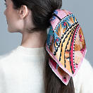 LE-CHALE-BLEU-silk-twill-bandana-the-voyage-into-the-boreal-forest-pink-twilight-7