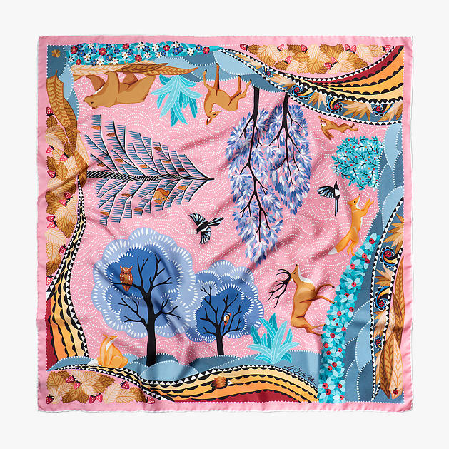 le-chale-bleu-silk-twill-scarf-the-boreal-forest-pink-twilight-1