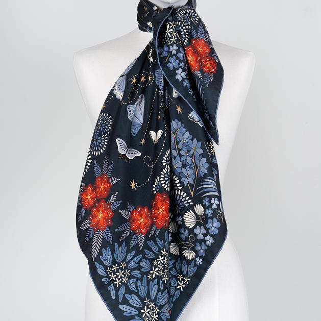 le-chale-bleu-silk-twill-scarf-the-moon-butterfly-denim-3