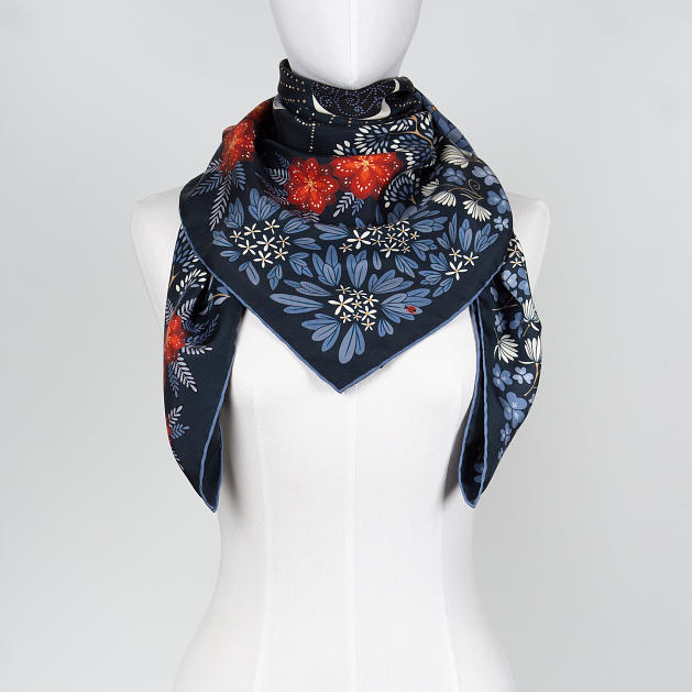 le-chale-bleu-silk-twill-scarf-the-moon-butterfly-denim-4