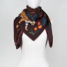 le-chale-bleu-silk-twill-scarf-the-tigers-bride-chocolate-2