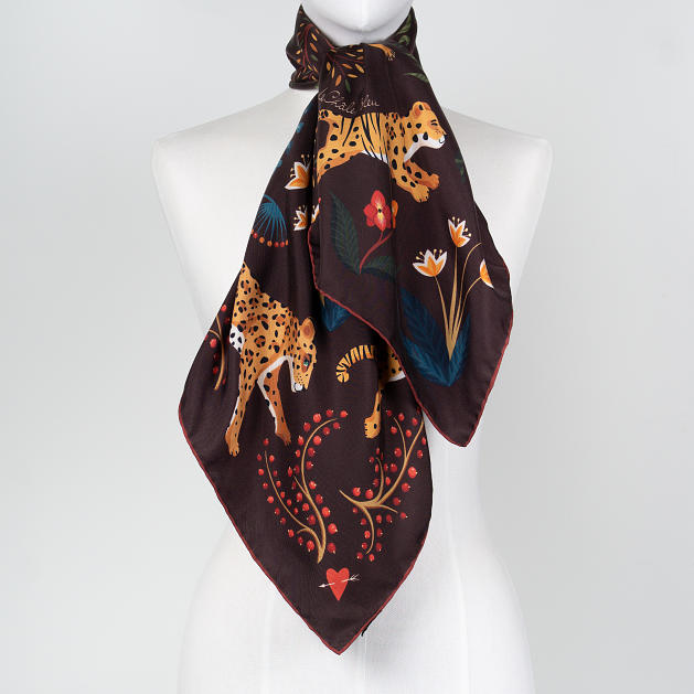le-chale-bleu-silk-twill-scarf-the-tigers-bride-chocolate-4