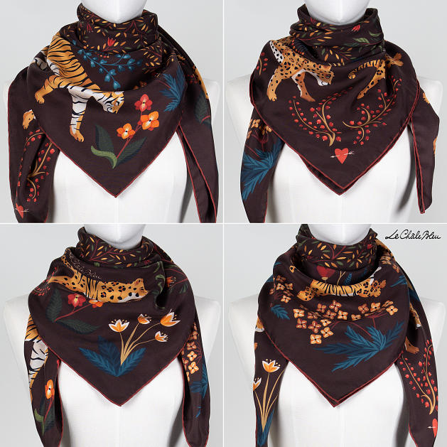 le-chale-bleu-silk-twill-scarf-the-tigers-bride-chocolate-5