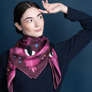le-chale-bleu-silk-twill-scarf-the-treasure-hunters-burgundy-0