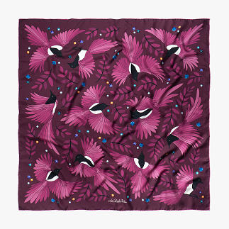le-chale-bleu-silk-twill-scarf-the-treasure-hunters-burgundy-1