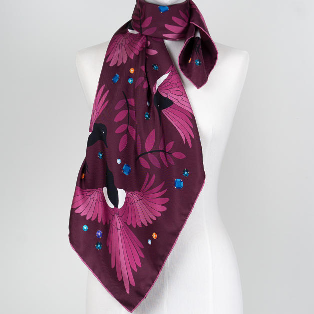 le-chale-bleu-silk-twill-scarf-the-treasure-hunters-burgundy-4