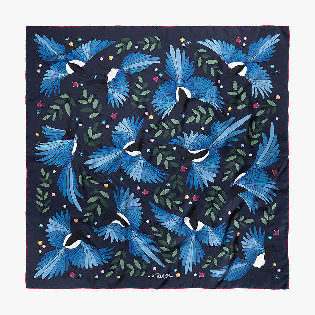 le-chale-bleu-silk-twill-scarf-the-treasure-hunters-midnight-burgundy-1